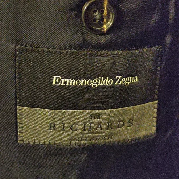 Zegna 15 Milmil 15 Black Wool Jacket